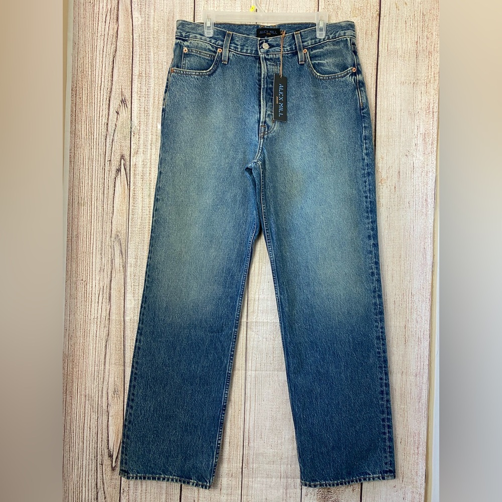 Alex Mill Mens AM Relaxed 5 pockets jeans size 32 - Picture 4 of 16